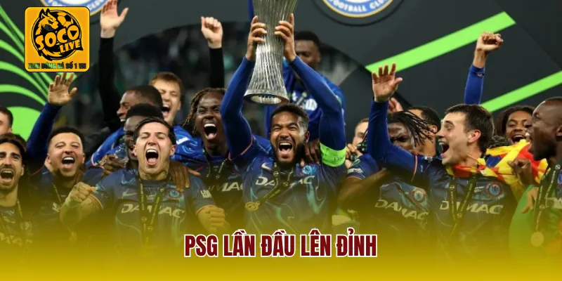 PSG lần đầu lên đỉnh